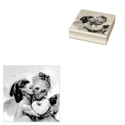 grillige buitenaardse Romance Rubberstempel (Gestempeld)