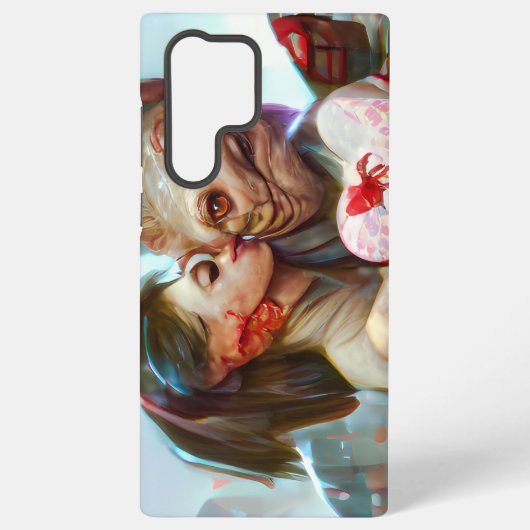 grillige buitenaardse Romance Samsung Galaxy Hoesje (Achterkant)