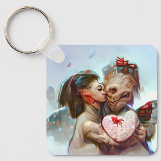grillige buitenaardse Romance Sleutelhanger (Voorkant)