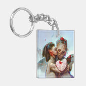 grillige buitenaardse Romance Sleutelhanger (Voorkant Links)