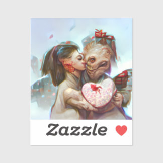 grillige buitenaardse Romance Sticker