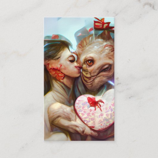 grillige buitenaardse Romance Visitekaartje (Voorkant)