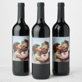 grillige buitenaardse Romance Wijn Etiket (Flessen)