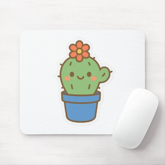 grillige cactus muismat (Met muis)