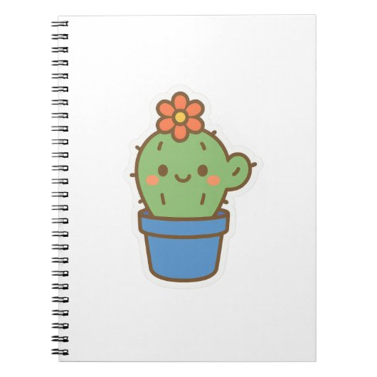 grillige cactus notitieboek (Voorkant)