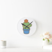 grillige cactus ronde klok (Huis)