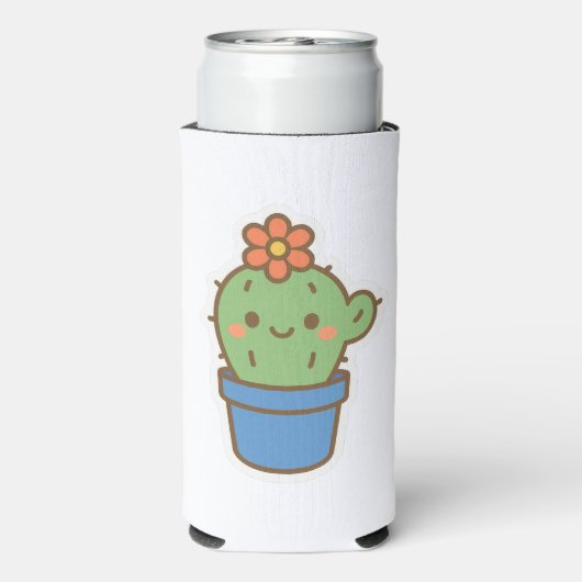 grillige cactus seltzer blikjeskoeler (Seltzer Achterkant)