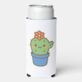 grillige cactus seltzer blikjeskoeler (Seltzer Voorkant)