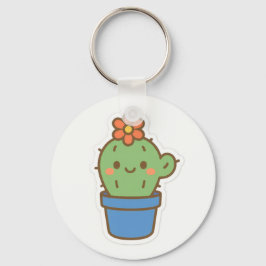 grillige cactus sleutelhanger