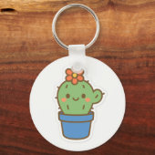 grillige cactus sleutelhanger (Achterkant)