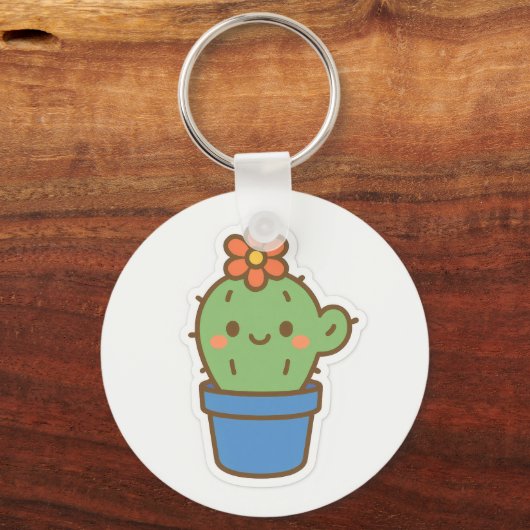 grillige cactus sleutelhanger (Voorkant)