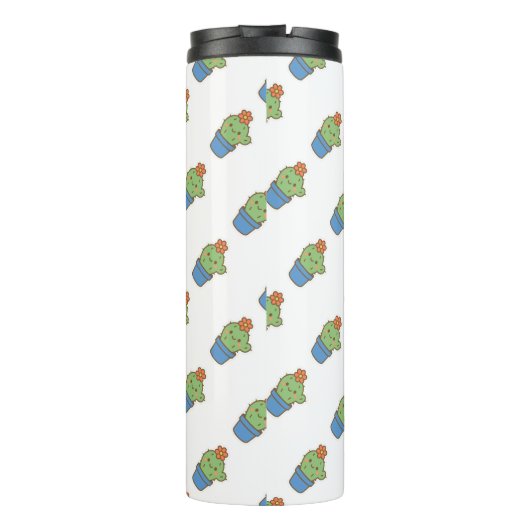 grillige cactus thermosbeker (Achterkant)