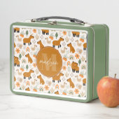 Grillige Capybara Metalen Lunchbox (In situ)