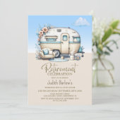 grillige caravanpensioen kaart (Staand voorkant)