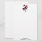 Grillige Carrousel Paard Afbeelding Briefpapier (Voorkant / Achterkant)