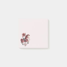 Grillige Carrousel Paard Afbeelding Post-it® Notes