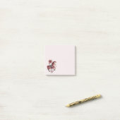 Grillige Carrousel Paard Afbeelding Post-it® Notes (Op bureau)