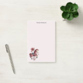 Grillige Carrousel Paard Afbeelding Post-it® Notes (Kantoor)
