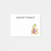 Grillige Cartoon Kat Post-it® Notes (Voorkant)