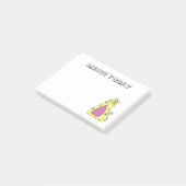 Grillige Cartoon Kat Post-it® Notes (Schuin)