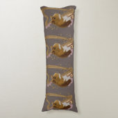 Grillige Cavia Harpist  Lichaamskussen (Voorkant Verticaal)