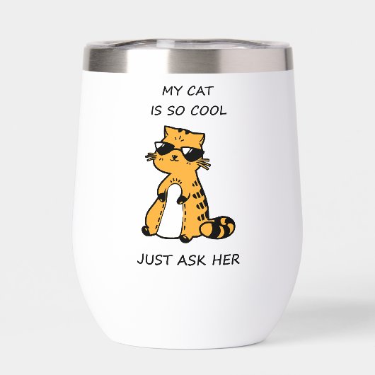 grillige coole kat (Achterkant)