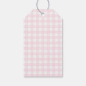 Grillige Coquette Roze Handgetekend Cadeaulabel (Achterkant)