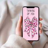 Grillige Coquette Strikend Hart Roze Elke Gelegenh Kaart