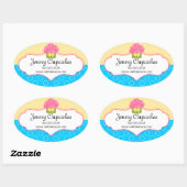 Grillige Cupcake Bakkerij Box Zegels (Vel)