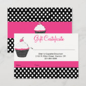 Grillige CupcakeBakkerij Cadeaubon (Voorkant / Achterkant)