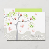 Grillige Cupcakes Boom Vlinders Slecht Geboortedag Briefkaart (Voorkant / Achterkant)