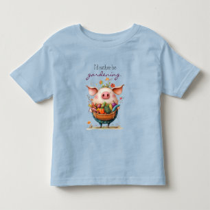 Grillige Cute Varken "Ik Had Liever Getuinierd" Kinder Shirts