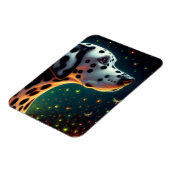 grillige dalmatiehond magneet (Linkerzijde)