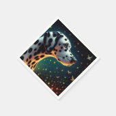 grillige dalmatiehond servet (Hoek)