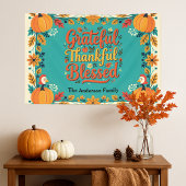 grillige dankbare gezegende Thanksgiving Spandoek