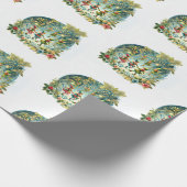 grillige dansende elfen cadeaupapier (Hoek)