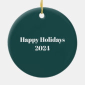 grillige dansende elfen keramisch ornament (Achterkant)