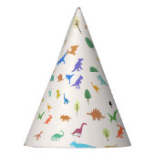 Grillige Dinosaur Prinses Verjaardag Feesthoedjes (Links)