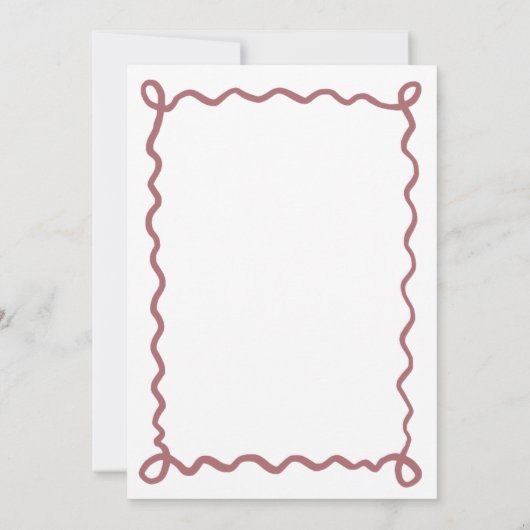 grillige doedel | Herfst in Liefde Vrijgezellenfee Kaart (Achterkant)