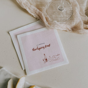 grillige doedel   Thanksgiving Dinner Party Servet