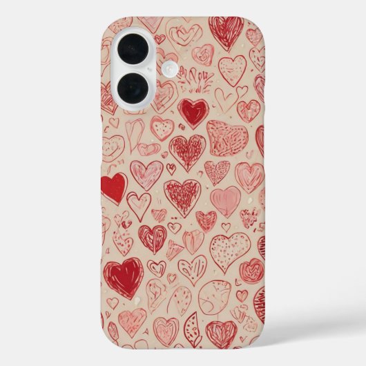 grillige doodle Case-Mate iPhone case (Achterkant)