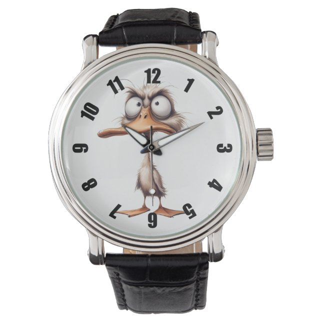 Grillige eend horloge (Voorkant)