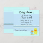 Grillige Eenden Baby Shower Kaart (Voorkant / Achterkant)