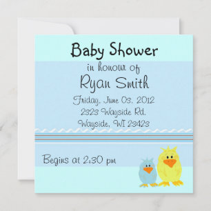 Grillige Eenden Baby Shower Kaart