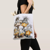 Grillige eenden tote bag (Dichtbij)