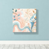 grillige eigenschap canvas afdruk (Insitu (Houten vloer))