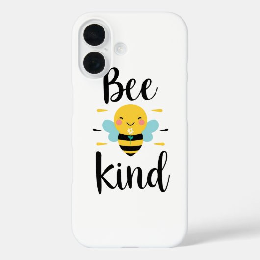 Grillige en vriendelijke bijillustratie Case-Mate iPhone case (Achterkant)