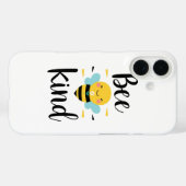 Grillige en vriendelijke bijillustratie Case-Mate iPhone case (Achterkant (horizontaal))
