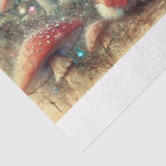 grillige fantasie Alice Rabbit Decoupage Tissuepapier (Detail)