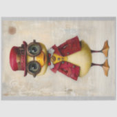 Grillige Fantasie Steampunk Eendje L7 Decoupage Tissuepapier (Voorkant)
